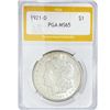 Image 1 : 1921-D Morgan Silver Dollar PGA MS65