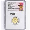 Image 1 : 2023 1/10oz G.B. Gold Â£10 NGC MS70 Q. Elizabeth I