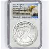Image 1 : 2021-W American Silver Eagle NGC PF70 UC, T-1