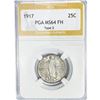 Image 1 : 1917 Standing Liberty Quarter PGA MS64 FH Ty 2