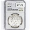 Image 1 : 1878 8TF Morgan Silver Dollar NGC MS62