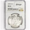 Image 1 : 1878-S Morgan Silver Dollar NGC MS62