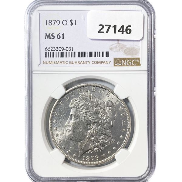 1879-O Morgan Silver Dollar NGC MS61