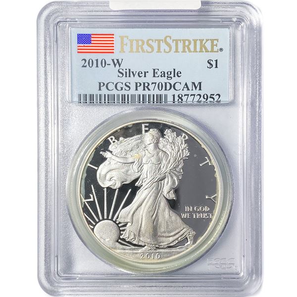 2010-W American Silver Eagle PCGS PR70 DCAM