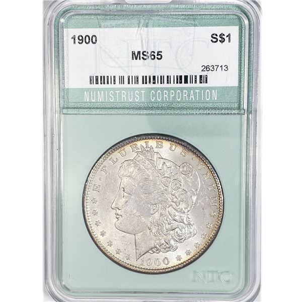 1900 Morgan Silver Dollar NTC MS65