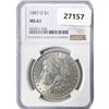 1887-O Morgan Silver Dollar NGC MS61