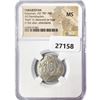 AD 787-789 Tabaristan AR Hemidrachm NGC AU