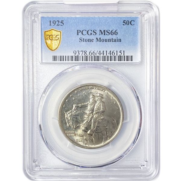 1925 Stone Mountain Half Dollar PCGS MS66