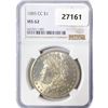 Image 1 : 1885-CC Morgan Silver Dollar NGC MS62