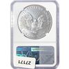 Image 2 : 2020(P) ASE Castle Signed NGC MS70 1st Day