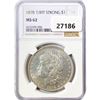 Image 1 : 1878 7/8TF Morgan Silver Dollar NGC MS62 Strong
