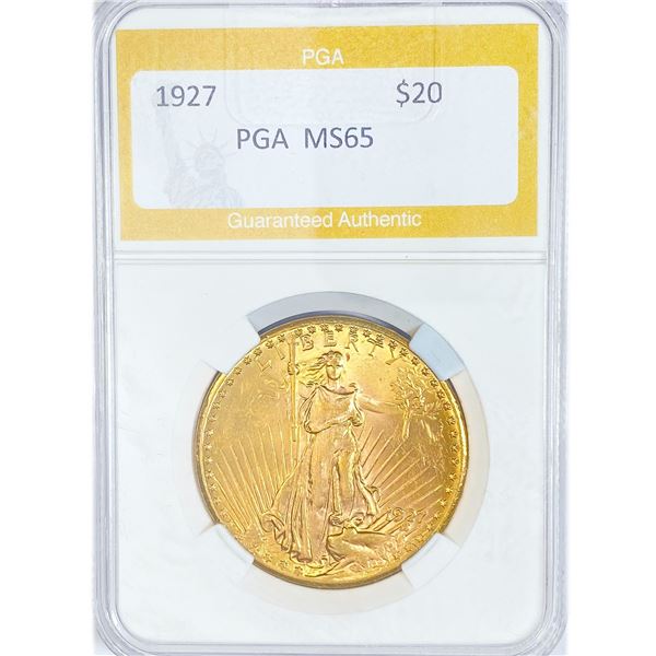 1927 $20 Gold Double Eagle PGA MS65
