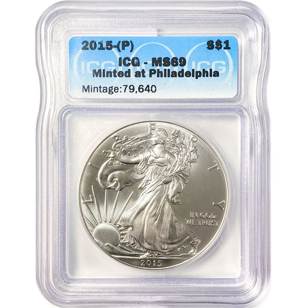 2015-(P) American Silver Eagle ICG MS69