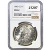 Image 1 : 1883-CC Morgan Silver Dollar NGC MS62