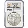 Image 1 : 2012 American 1oz Silver Eagle NGC MS70