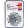 Image 1 : 2023 1oz G.B. S2Â£ NGC MS69 Q. Elizabeth II
