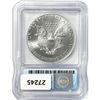 Image 2 : 2015 American 1oz Silver Eagle ICG MS69