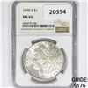 Image 1 : 1890-S Morgan Silver Dollar NGC MS62