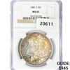 Image 1 : 1881-S Morgan Silver Dollar NGC MS65
