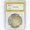 Image 1 : 1891-S Morgan Silver Dollar PGA MS62