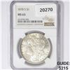 Image 1 : 1878-S Morgan Silver Dollar NGC MS63