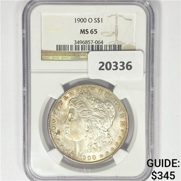 1900-O Morgan Silver Dollar NGC MS65