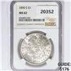 Image 1 : 1890-S Morgan Silver Dollar NGC MS62