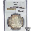 Image 1 : 1880-S Morgan Silver Dollar NGC MS65