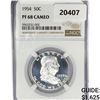 Image 1 : 1954 Franklin Half Dollar NG PF68 CAMEO