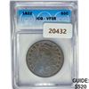 Image 1 : 1822 Capped Bust Half Dollar ICG VF35