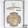 Image 1 : 1881-S Morgan Silver Dollar NGC MS65