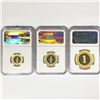 Image 2 : 2012 Set (3) 1/4, 1/2, 1oz Australia Gold NGC PF70