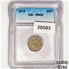 Image 1 : 1870 Nickel Three Cent ICG MS62