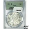 Image 1 : 1881-S Morgan Silver Dollar PCGS MS64
