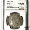 Image 1 : 1893 Morgan Silver Dollar NGC XF45