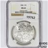Image 1 : 1886 Morgan Silver Dollar NGC MS64