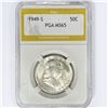 Image 1 : 1949-S Franklin Half Dollar PGA MS65