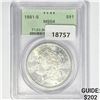 Image 1 : 1881-S Morgan Silver Dollar PCGS MS64