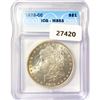 Image 1 : 1878-CC Morgan Silver Dollar ICG MS63