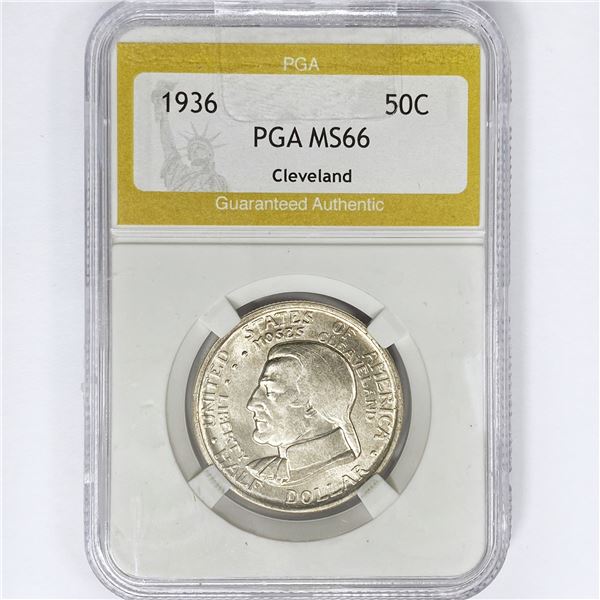 1936 Cleveland Half Dollar PGA MS66