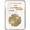 Image 1 : 1936-D Rhode Island Half Dollar NGC MS65