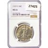 Image 1 : 1929-S Walking Liberty Half Dollar NGC MS61