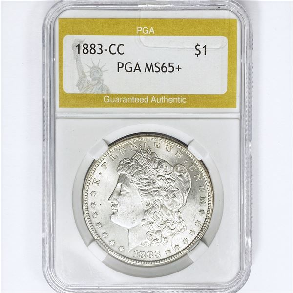 1883-CC Morgan Silver Dollar PGA MS65+