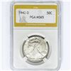 1942-D Walking Liberty Half Dollar PGA MS65