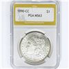 1890-CC Morgan Silver Dollar PGA MS63