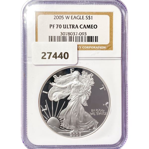 2005-W American Silver Eagle NGC PF70 UC