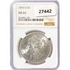 Image 1 : 1890-S Morgan Silver Dollar NGC MS62