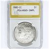 Image 1 : 1882-CC Morgan Silver Dollar PGA MS65+ DMPL