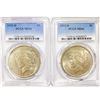 Image 1 : 1922-D Set (2) Silver Peace Dollar PCGS MS61