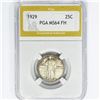 Image 1 : 1929 Standing Liberty Quarter PGA MS64 FH